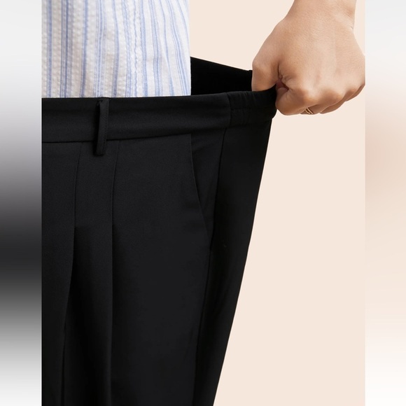 BloomChic Stretch Woven Pleated Elastic Waist Pants us size12 - Picture 3 of 8